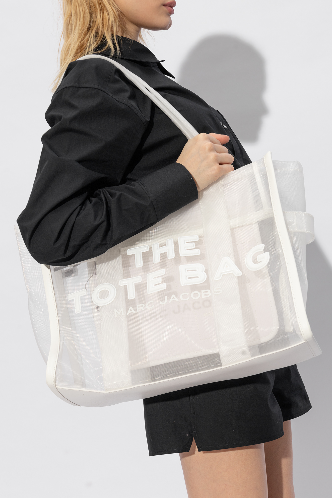 White 'The Tote Large' shopper bag Marc Jacobs
